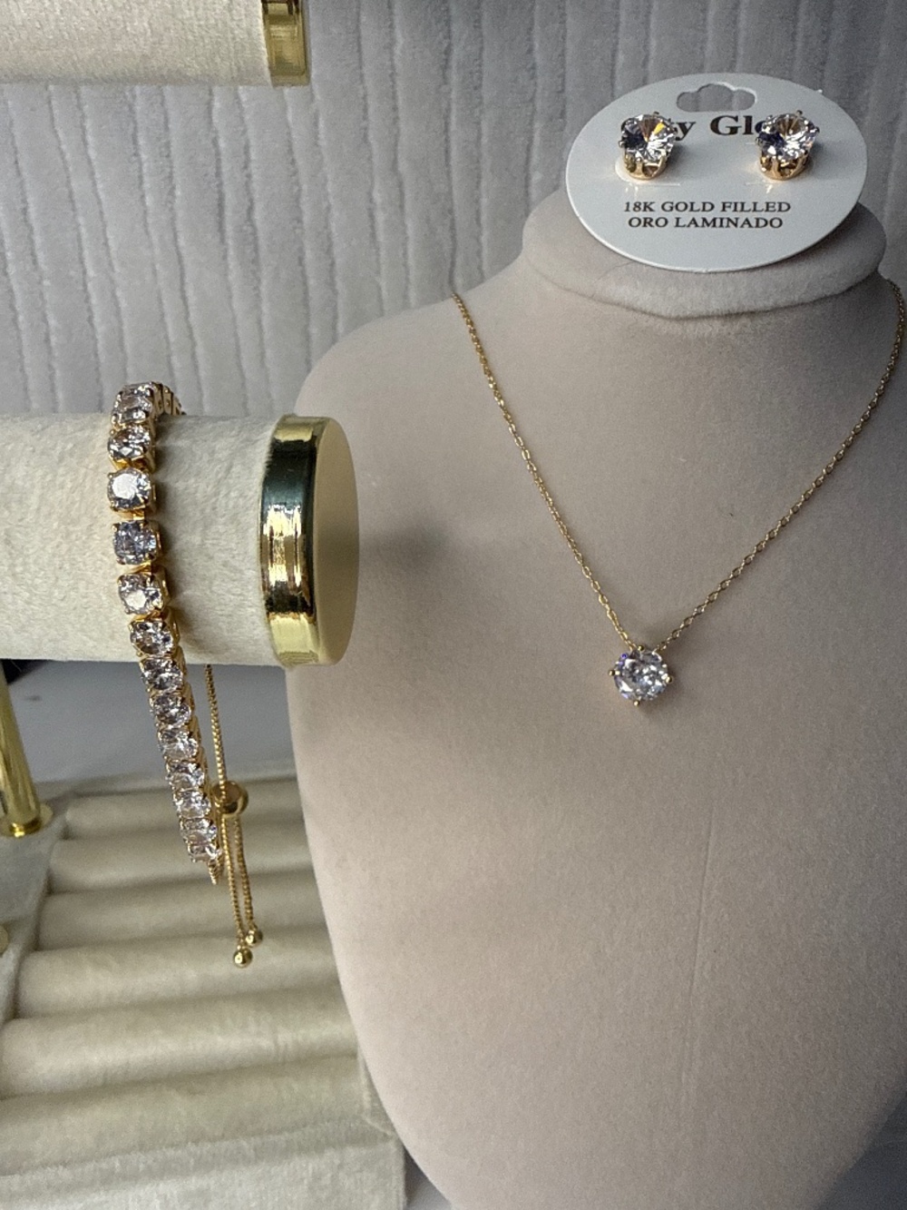 Bling Bundle! Necklace, Earrings and Bracelet Set